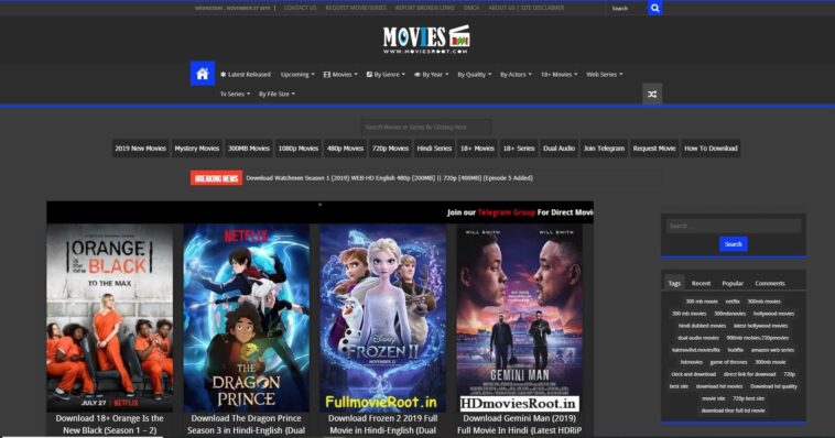 Moviesroot 2021 – Online HD Bollywood Hollywood Movies Dowmload Moviesroot Latest updates Moviesroot com